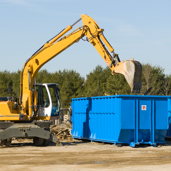 can i choose the location where the residential dumpster will be placed in Sidney